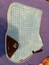 saddle pad - used bright blue